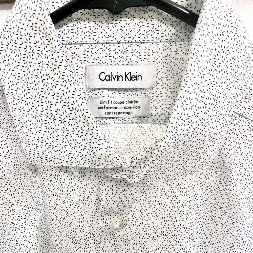 Calvin Klein Slim-Fit Dress Shirt - Picture 3 of 5